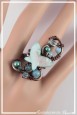 bague-reglable-en-aluminium-kouhai-couleur-chocolat-et-turquoise-portee-zoom