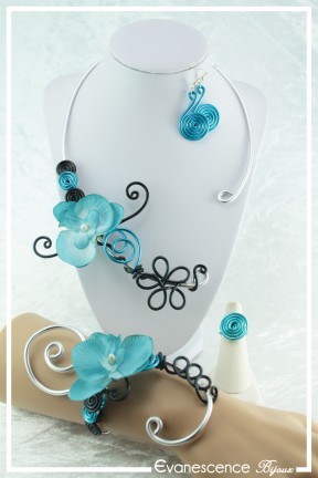 parure-de-bijoux-poupy-couleur-noir-et-turquoise