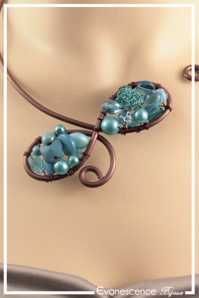 collier-en-aluminium-adonis-couleur-chocolat-et-turquoise-zoom