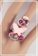 bague-reglable-en-aluminium-kouhai-couleur-argent-et-fuchsia-portee-zoom