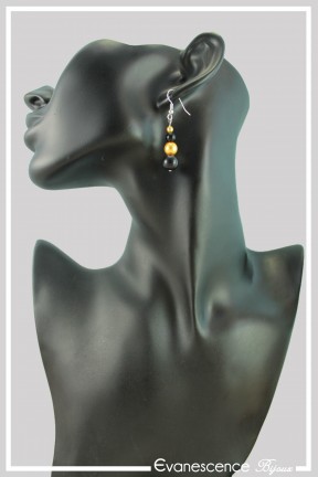 boucles-d-oreilles-sur-clous-avalon-couleur-noir-et-dore-portees