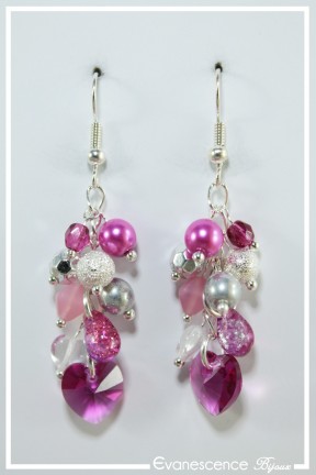 boucles-d-oreilles-chaine-capucine-couleur-fuchsia-et-argent