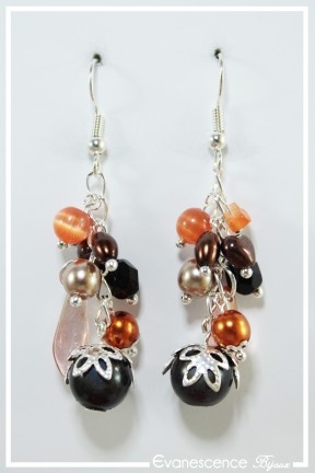 boucles-d-oreilles-chaine-pandora-couleur-noir-bronze-et-orange