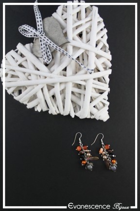 boucles-d-oreilles-chaine-pandora-couleur-noir-bronze-et-orange-sur-fond-noir