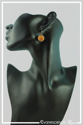 boucles-d-oreilles-cage-en-metal-cheyenne-couleur-noir-et-orange-portees