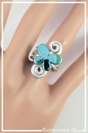 bague-reglable-en-aluminium-rosie-couleur-argent-et-turquoise-portee-zoom