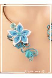 collier-en-aluminium-ziva-couleur-chocolat-turquoise-et-creme-zoom