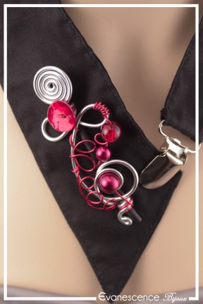 collier-en-tissu-capone-couleur-noir-rouge-et-argent-zoom