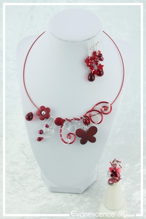 parure-de-bijoux-dory-couleur-rouge-et-argent