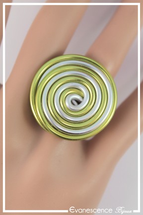 bague-reglable-en-aluminium-spice-couleur-argent-et-vert-pomme-portee-zoom