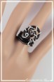 bague-reglable-en-aluminium-honey-couleur-noir-et-argent-portee-zoom