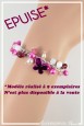 bracelet-chaine-kookie-couleur-argent-et-fuchsia-porte