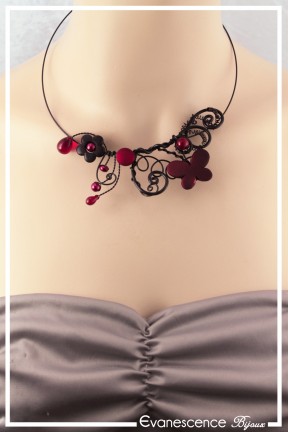 parure-de-bijoux-dory-couleur-noir-et-rouge-collier