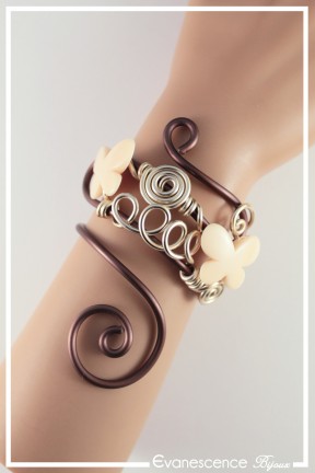 bracelet-en-aluminium-aby-couleur-marron-et-champagne-porte