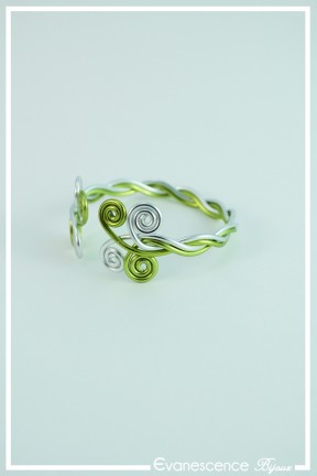 bracelet-en-aluminium-horus-couleur-argent-et-vert-pomme