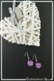 boucles-d-oreilles-en-aluminium-pastille-couleur-rose-strie-sur-fond-noir