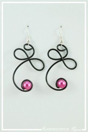 boucles-d-oreilles-en-aluminium-fila-couleur-noir-et-fuchsia