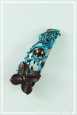 barrette-en-aluminium-zola-couleur-chocolat-et-turquoise