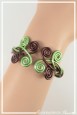bracelet-en-aluminium-horus-couleur-chocolat-et-vert-anis-porte