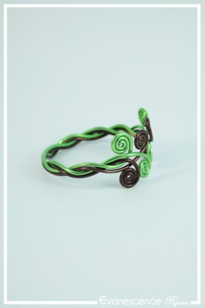 bracelet-en-aluminium-horus-couleur-chocolat-et-vert-anis