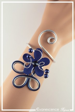 bracelet-en-aluminium-tyler-couleur-argent-et-bleu-roi-porte
