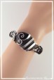 bracelet-en-metal-oracle-couleur-noir-et-argent-porte