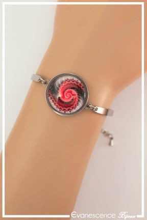 bracelet-cabochon-spirales-couleur-noir-et-rouge-porte