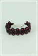 bracelet-en-perles-tissees-safran-couleur-noir-et-rouge