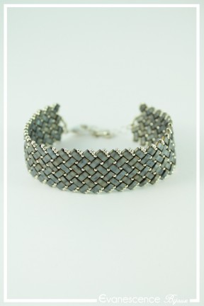 bracelet-en-perles-tissees-ziggy-(3-rangs)-couleur-gris-et-argent