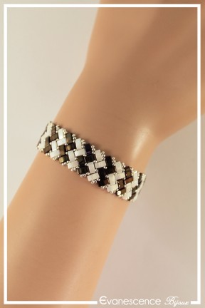 bracelet-ziggy-2-rangs-couleur-chocolat-et-ivoire-porte
