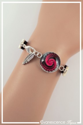 bracelet-cabotin-couleur-noir-et-rouge-porte