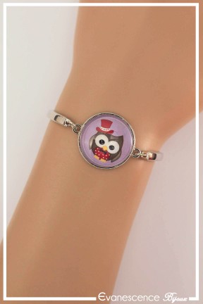 bracelet-chouette-couleur-violet-porte