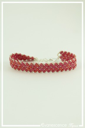 bracelet-ziggy-2-rangs-couleur-rouge-corail-a-plat