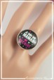 bague-reglable-maman-qui-dechire-couleur-noir-blanc-et-fuchsia-portee-zoom