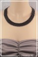 collier-ziggy-3-rangs-couleur-noir-et-argent-porte